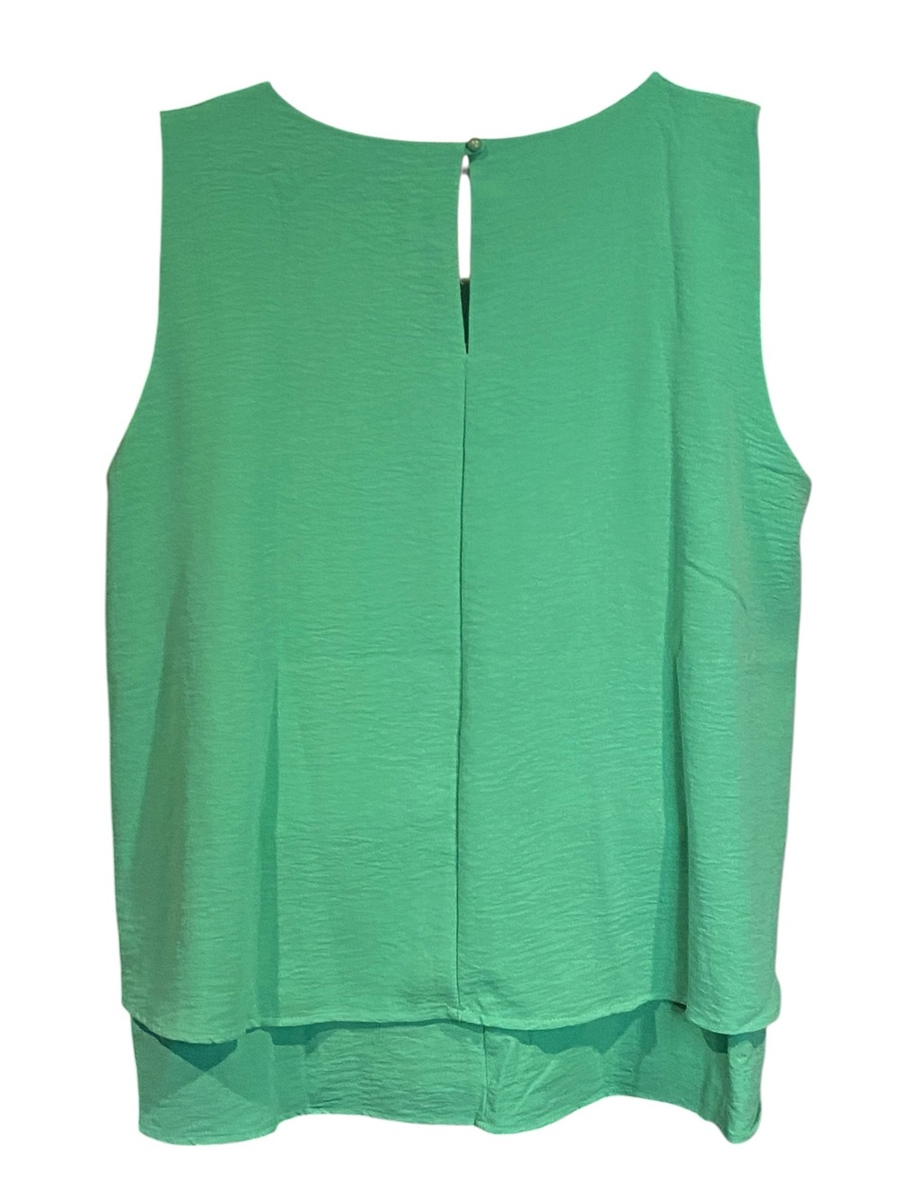 Culture Code NWT Sleeveless Layered Mint Green Womens Top Blouse Plus Size 2X - Picture 3 of 9